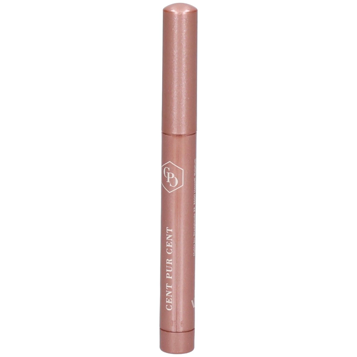 Cent Pur Cent Eyeconic Stick Mauve, schimmernde Roségold-Verpackung.
