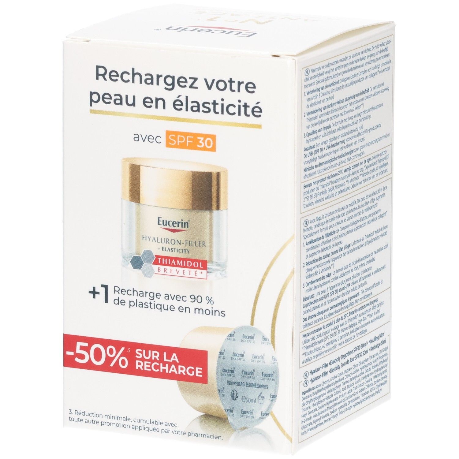 Eucerin Hyaluron-Filler + Elasticity Recharge Tagespflege LSF 30: Produktbild