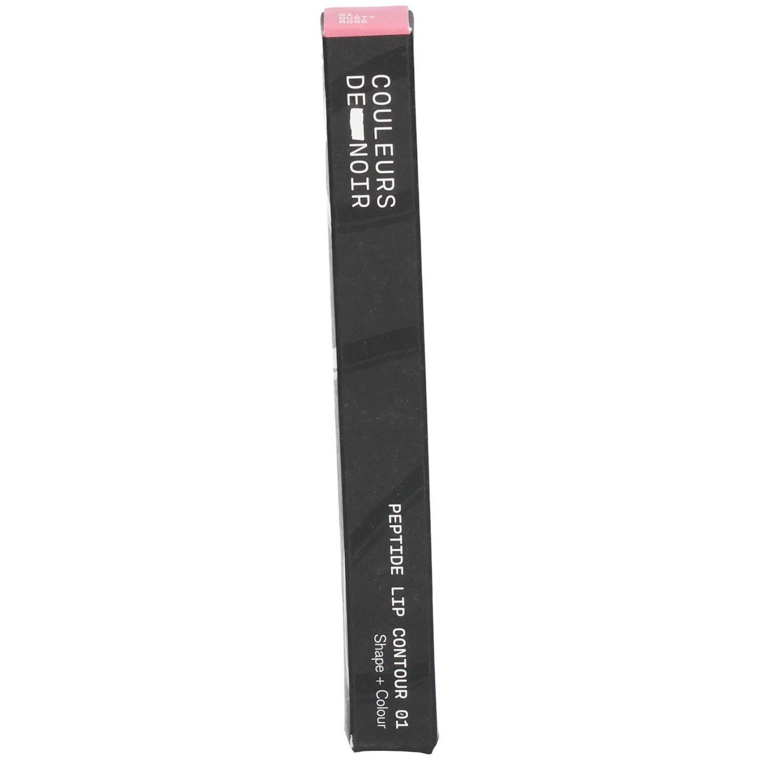 Verpackung des Couleurs de Noir Peptide Lip Contour 01 Dusty Rose.