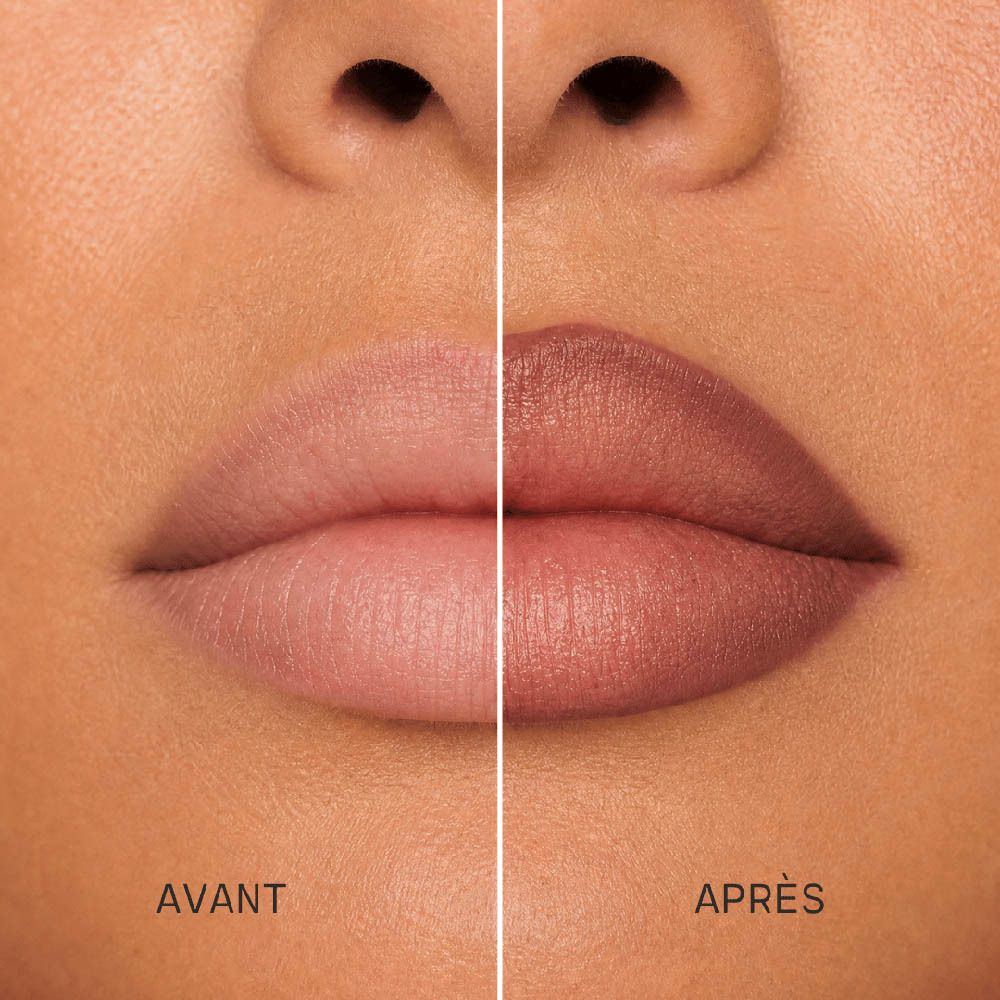 Crayon à lèvres 'Couleurs de Noir Peptide Lip Contour 02 Peach Toast' teinte 02 Pêche Grillée.