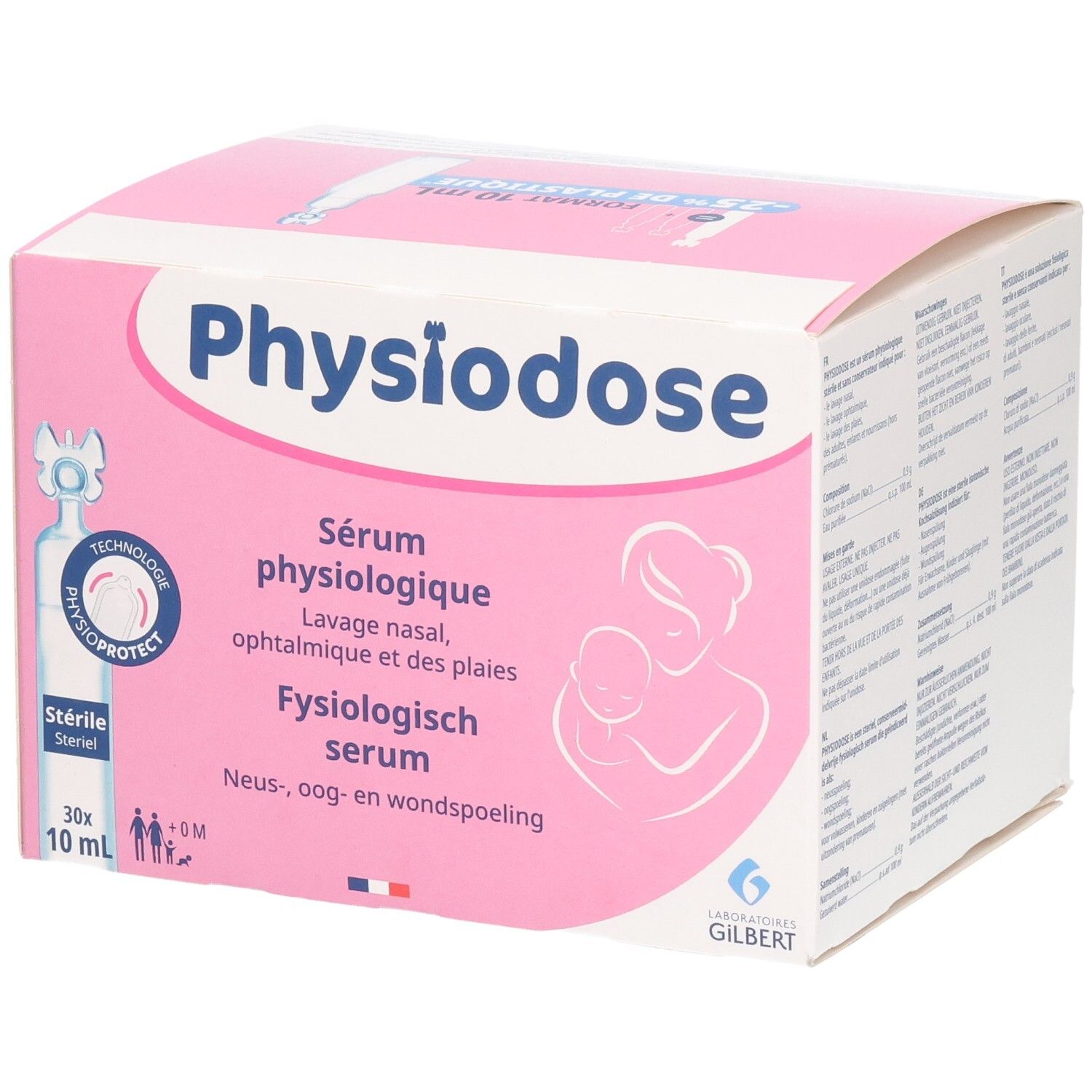 Physiodose Kochsalzlösung: Isotonische Lösung für Nase, Augen und Wunden. 30x 10ml Ampullen.