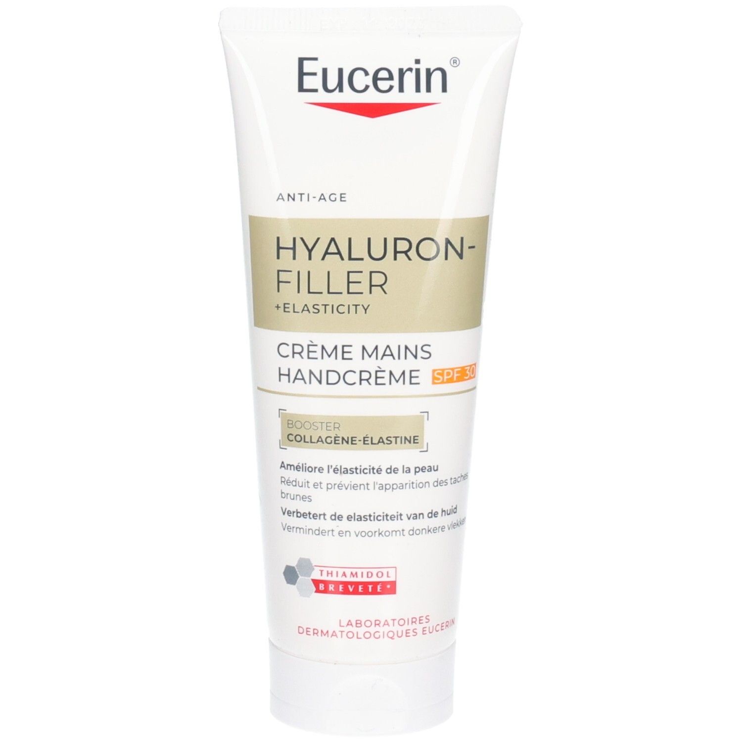 Eucerin Hyaluron-Filler + Elasticity Anti-Aging-Handcreme LSF 30: Produktbild