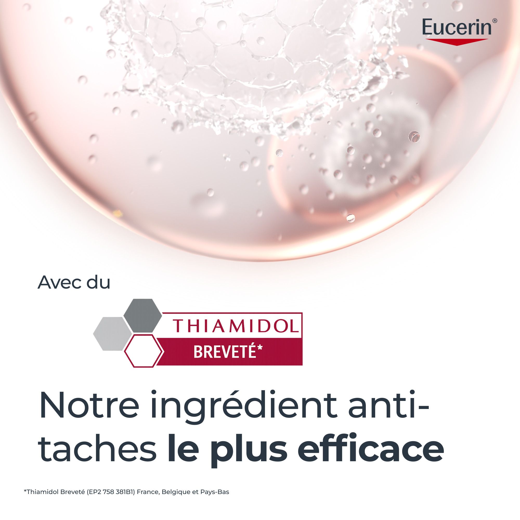 Eucerin Kollagen-Elastin Booster mit Hyaluronsäure und patentiertem Thiamidol.