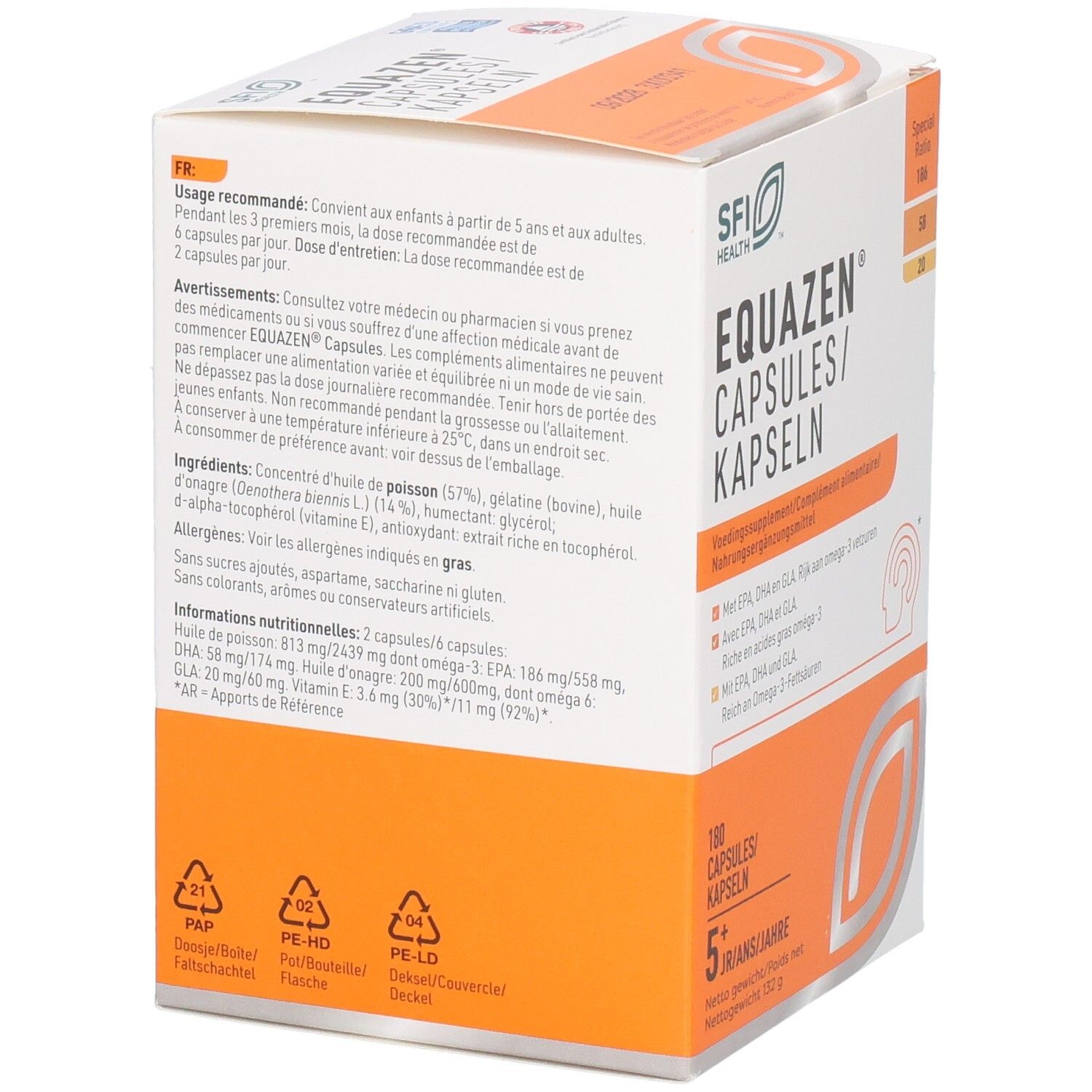 Equazen Forte 60 Omega-3-6