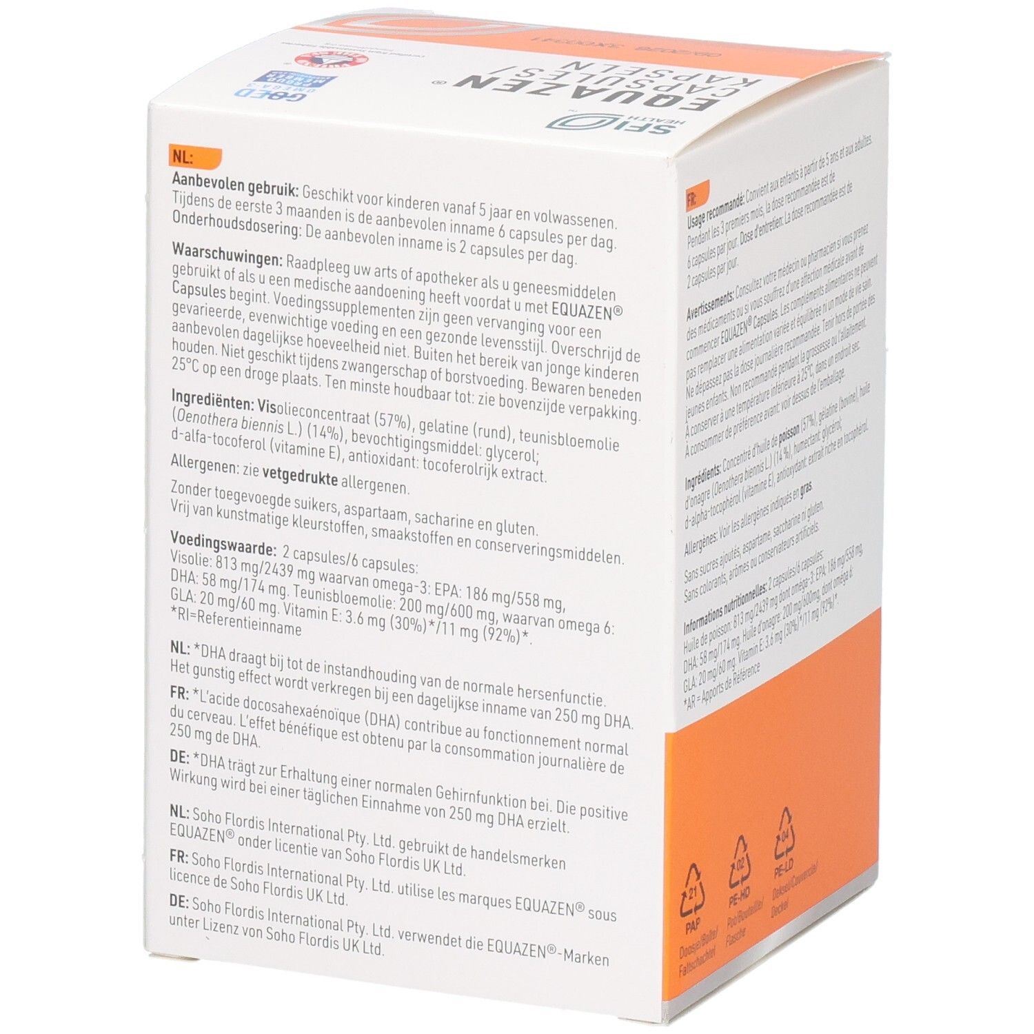 Equazen Forte 60 Omega-3-6