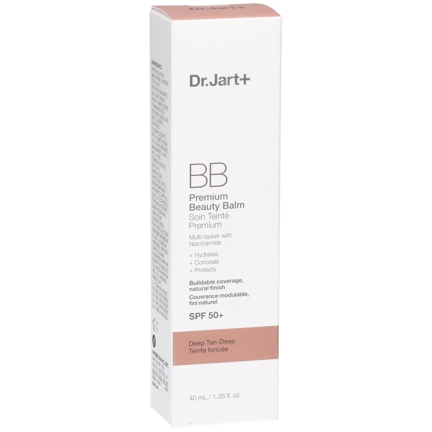 Dr.Jart+ BB Premium Beauty Balm, Deep Tan, SPF 50+ in Umverpackung.