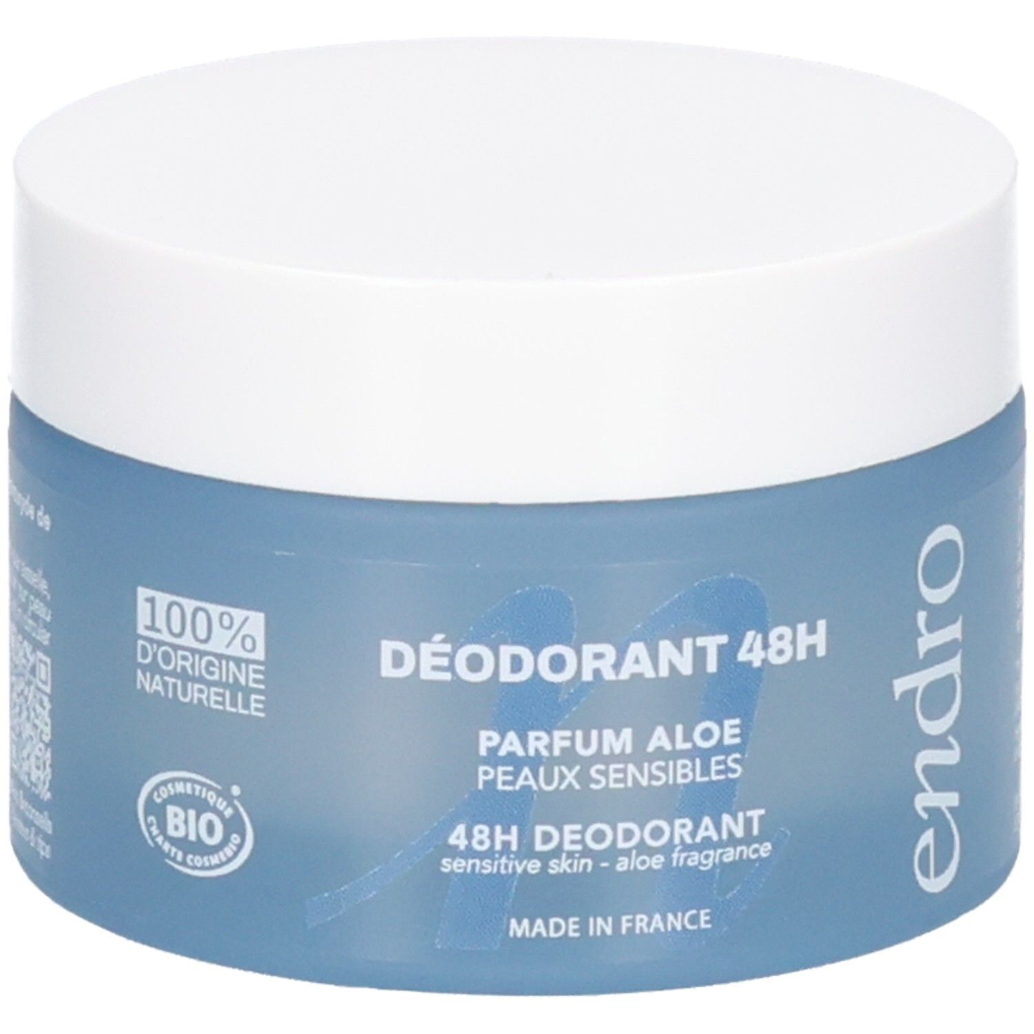 Endro Deodorant 48H mit Aloe Duft für empfindliche Haut. 100% natürliche Herkunft.