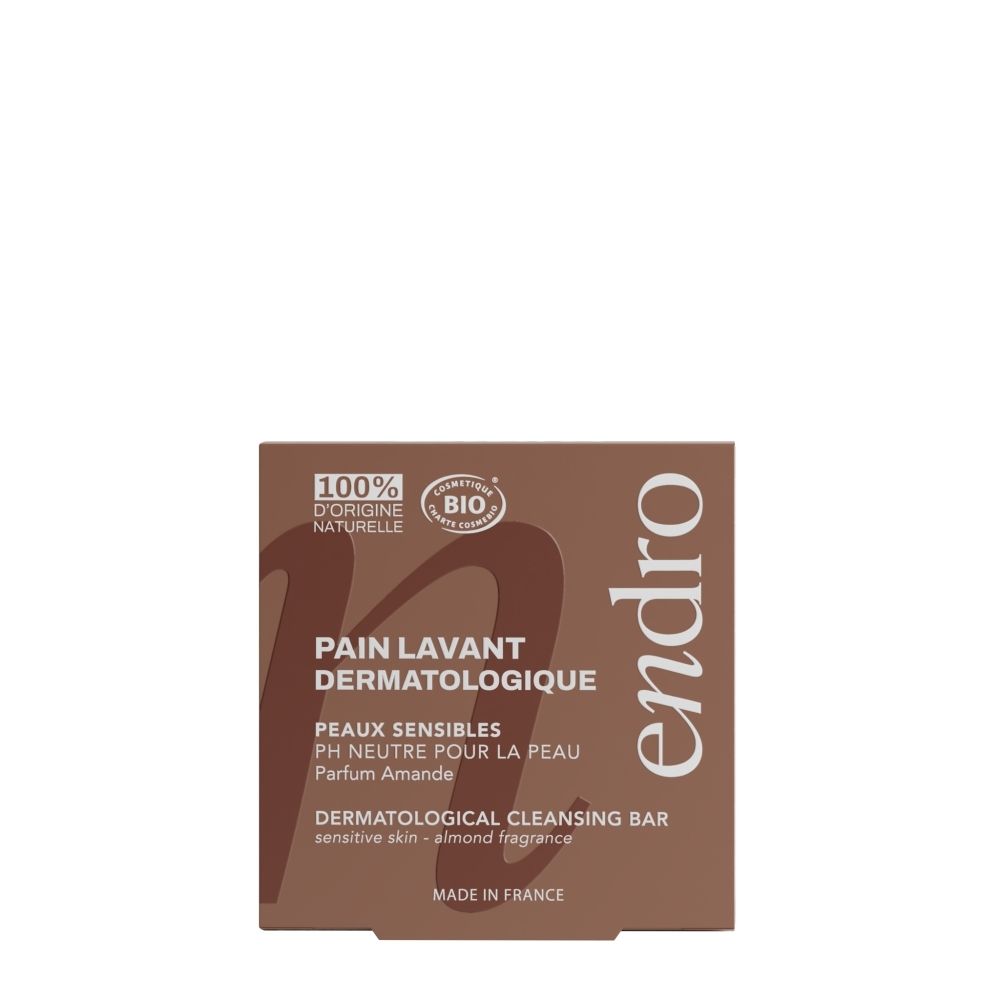 Endro Pain Lavant Dermatologique, 100% origine naturelle, certifié BIO, pour peaux sensibles.