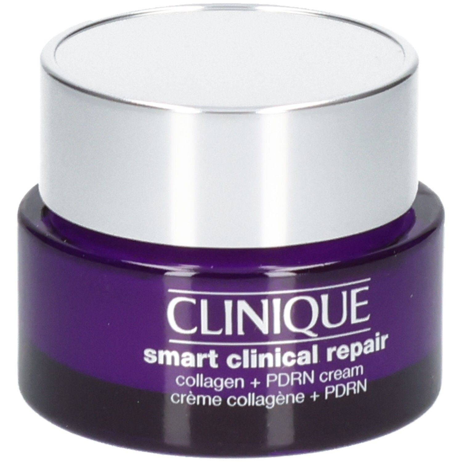 Clinique Smart Clinical Repair Tiegel mit silbernem Deckel.