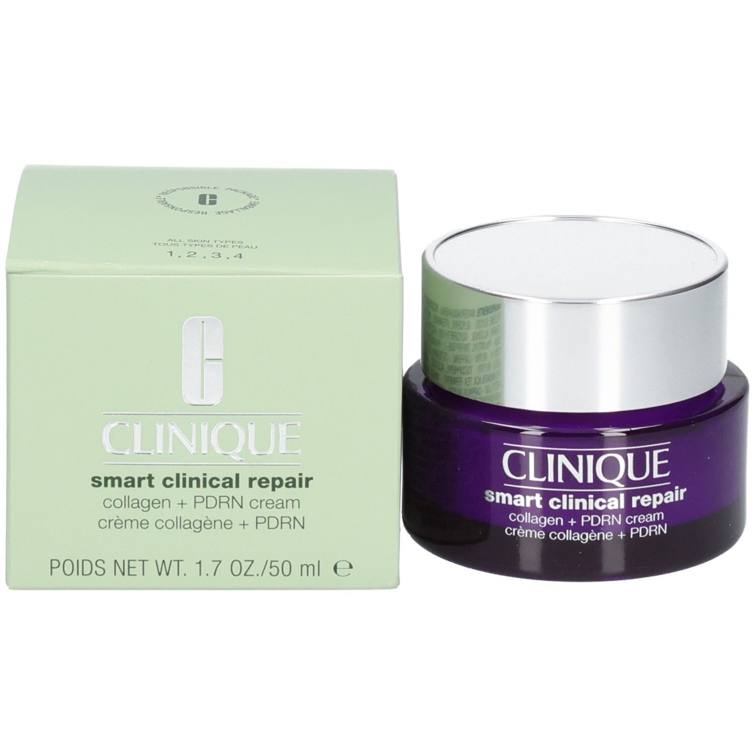 Clinique Smart Clinical Repair Tiegel und Verpackung.