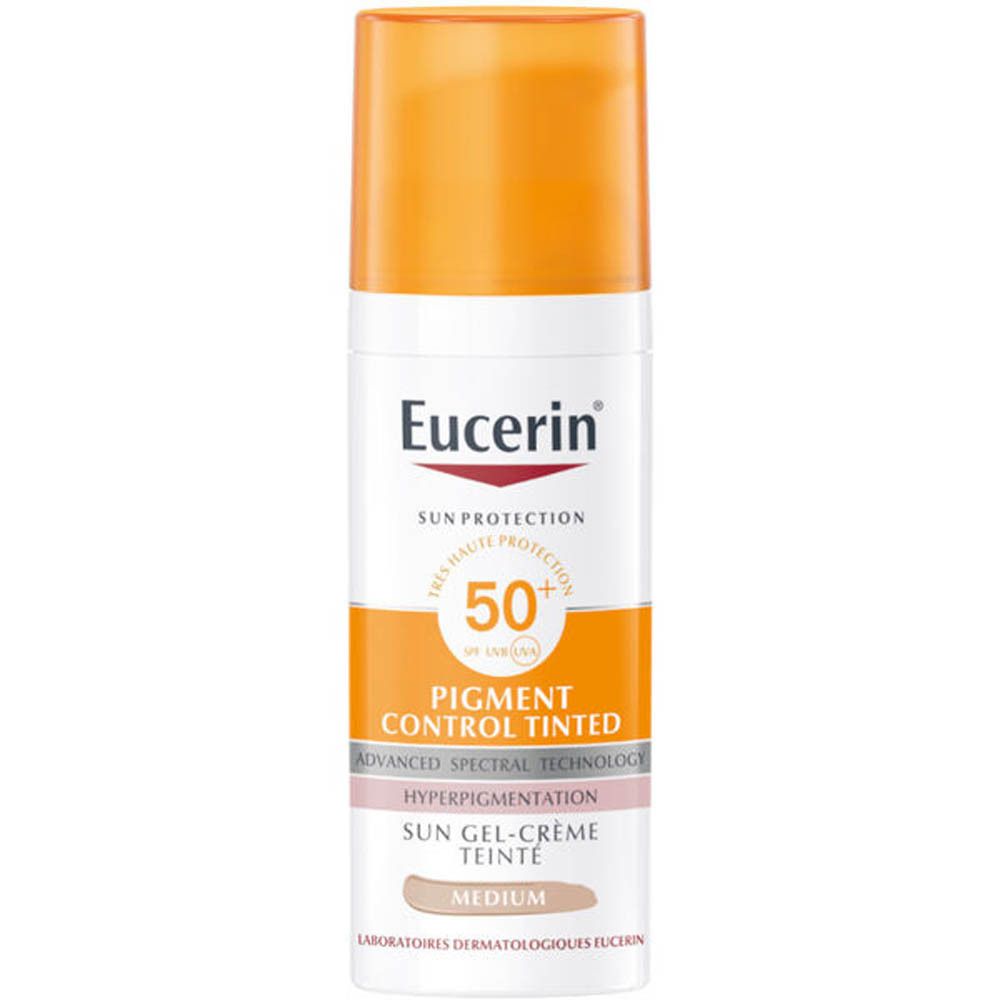 Eucerin Sun Protection Teinté Contrôle pigmentaire Hyperpigmentation SPF 50+ Medium