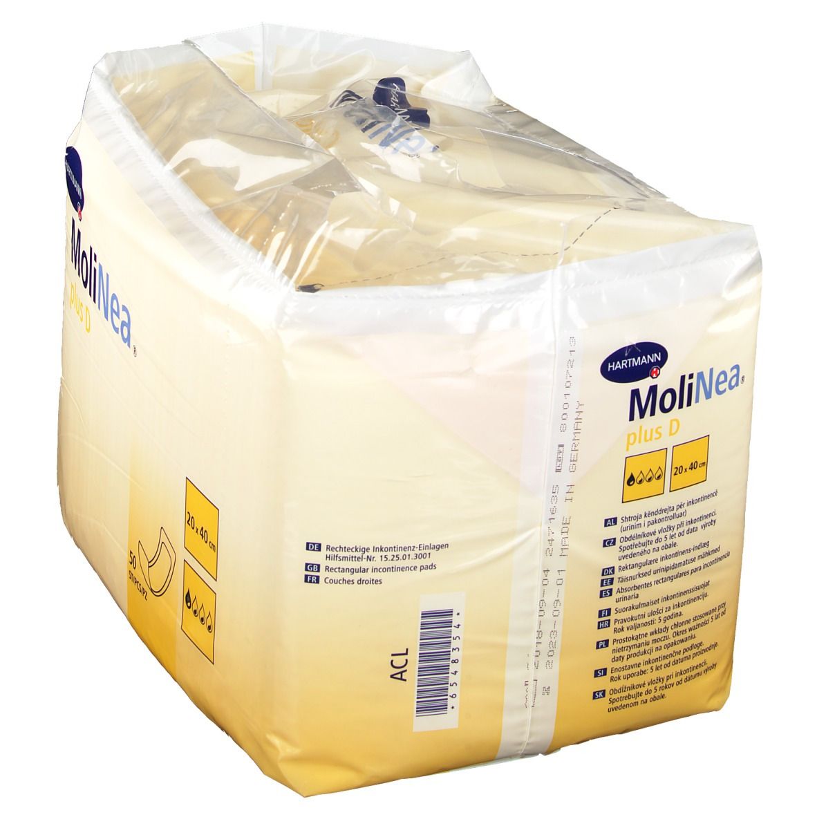 MoliNea ® plus D Saugkissen 20 cm x 40 cm