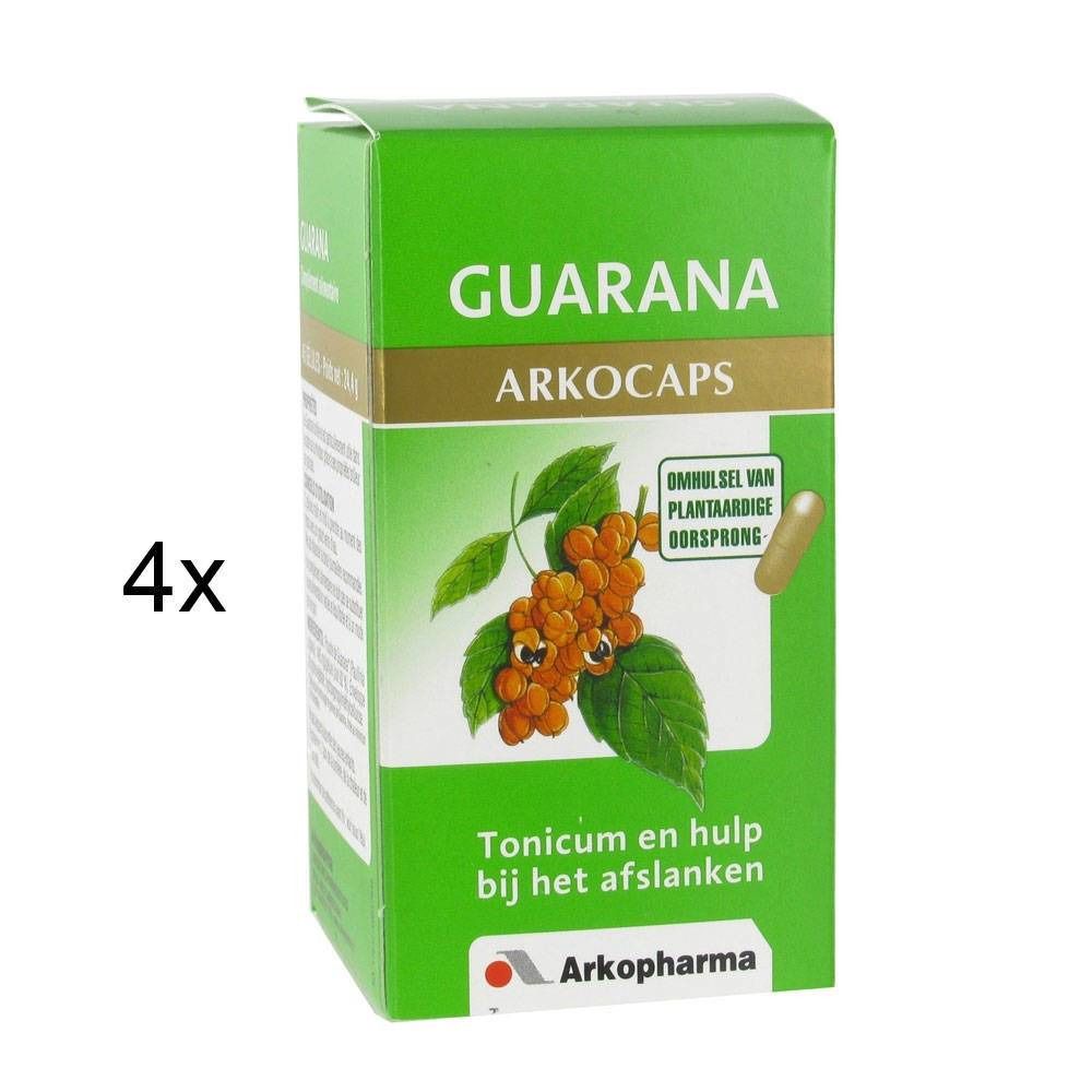 Arkocaps Guarana Pflanzliche Kapseln 3 + 1 GRATIS