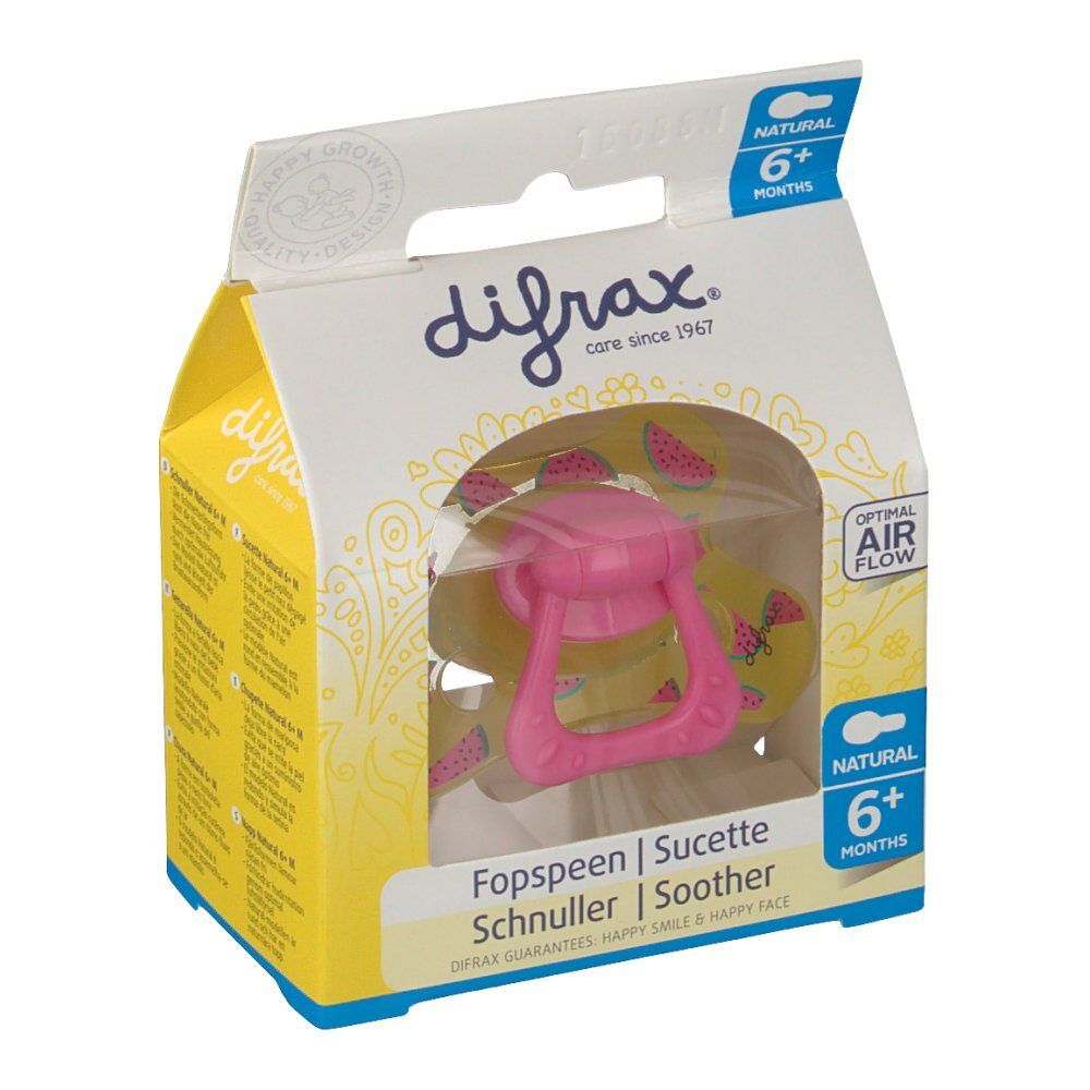 difrax® Schnuller - Natural +6 Monate