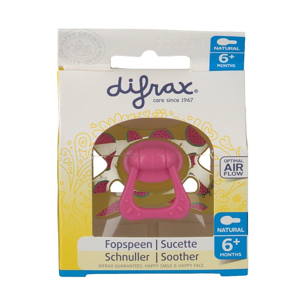 difrax® Schnuller - Natural +6 Monate