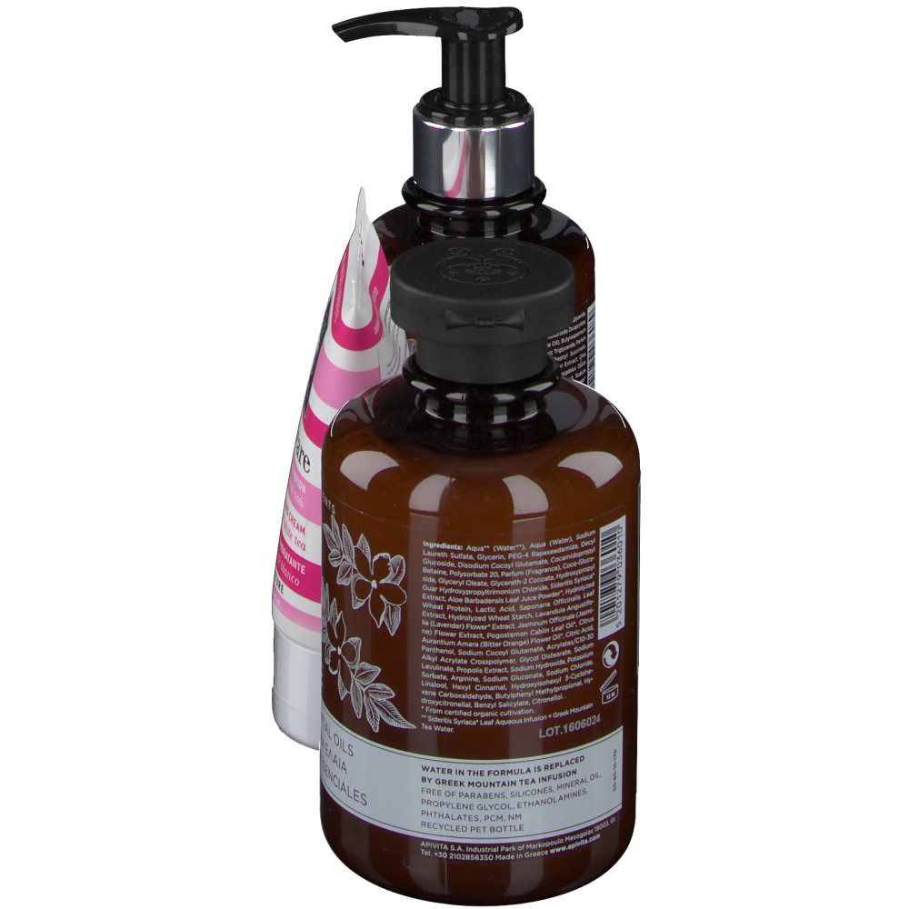 Apivita Coffret Cadeau Pure Jasmine 300+200 ml