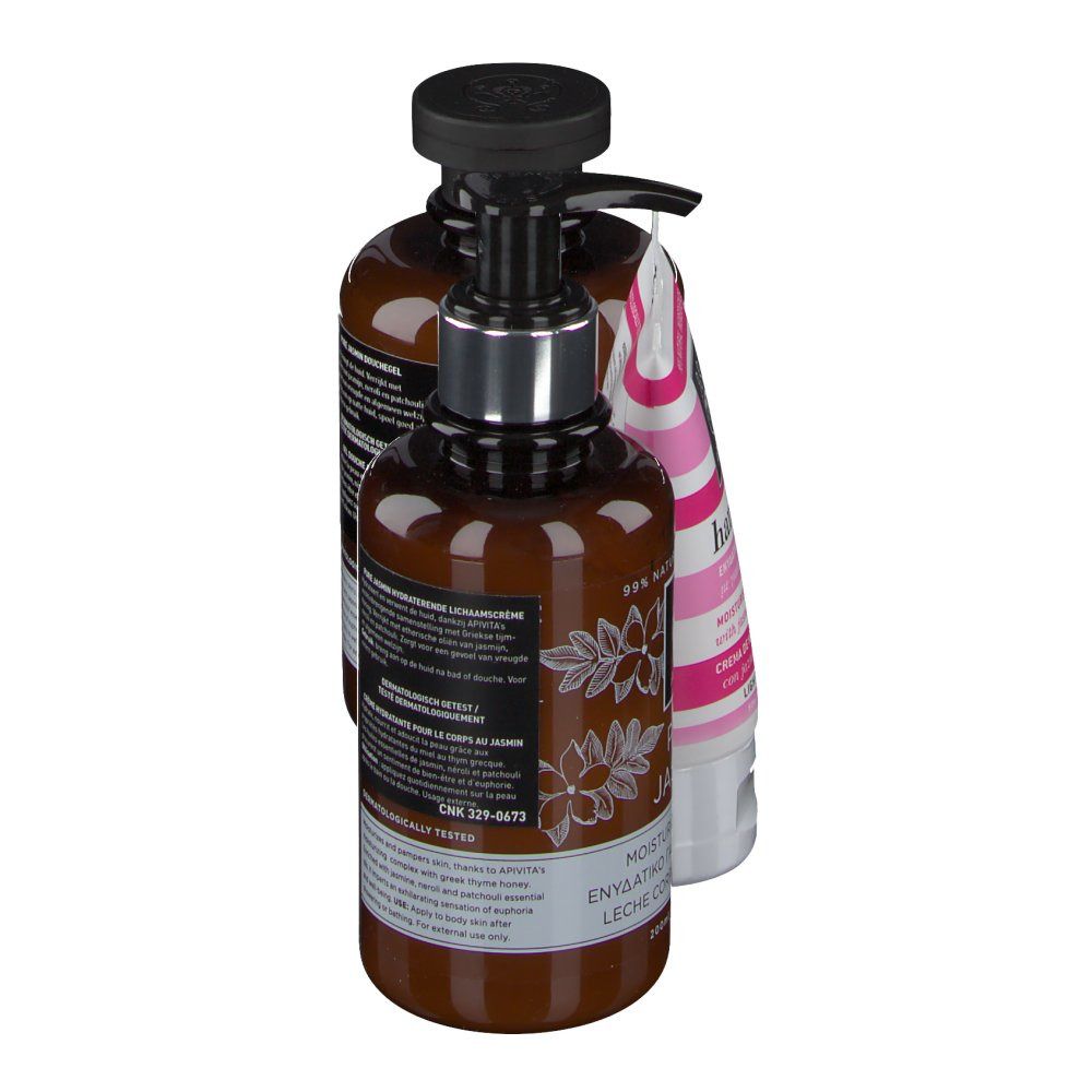 Apivita Coffret Cadeau Pure Jasmine 300+200 ml