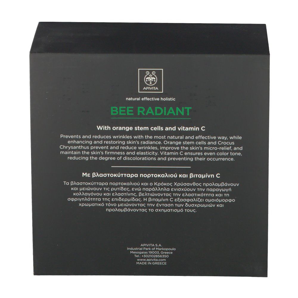 Apivita Bee Radiant Coffret Age Defense Illuminating Sérum + Crème