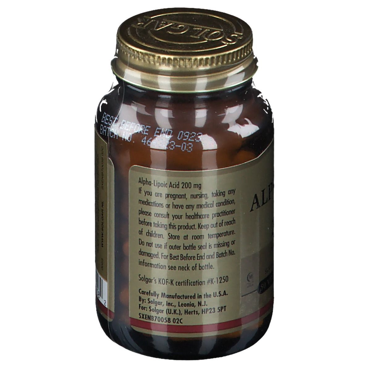 SOLGAR® Alpha-Liponsäure 200 mg