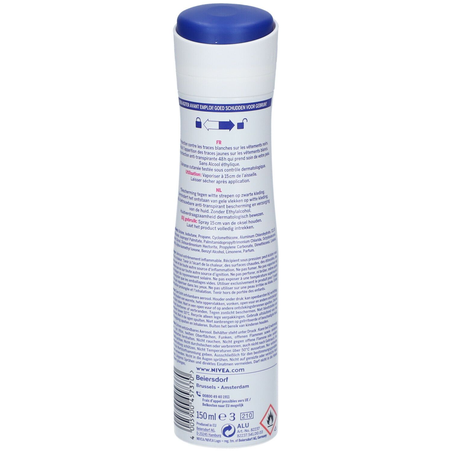 NIVEA® Deodorant Black & White Invisible