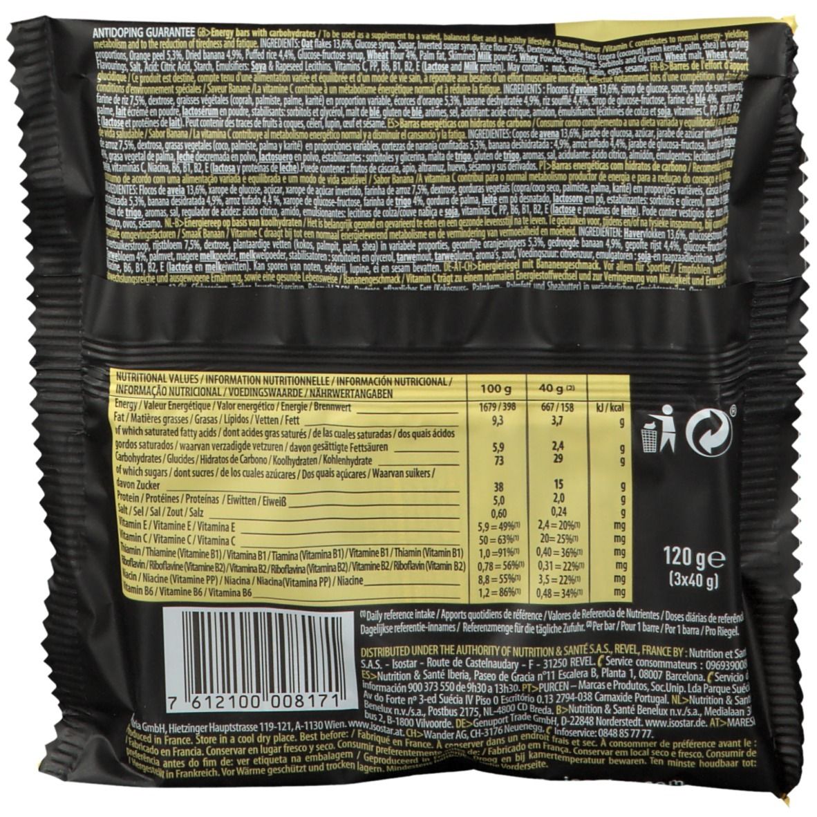 Isostar® Energy Sport Bar Banane