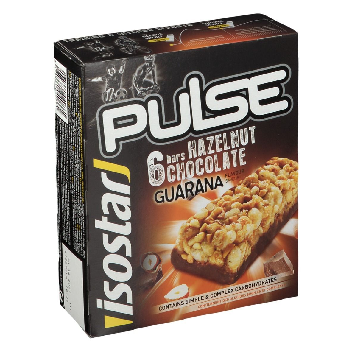 Isostar® Barres Pulse noisettes & chocolat