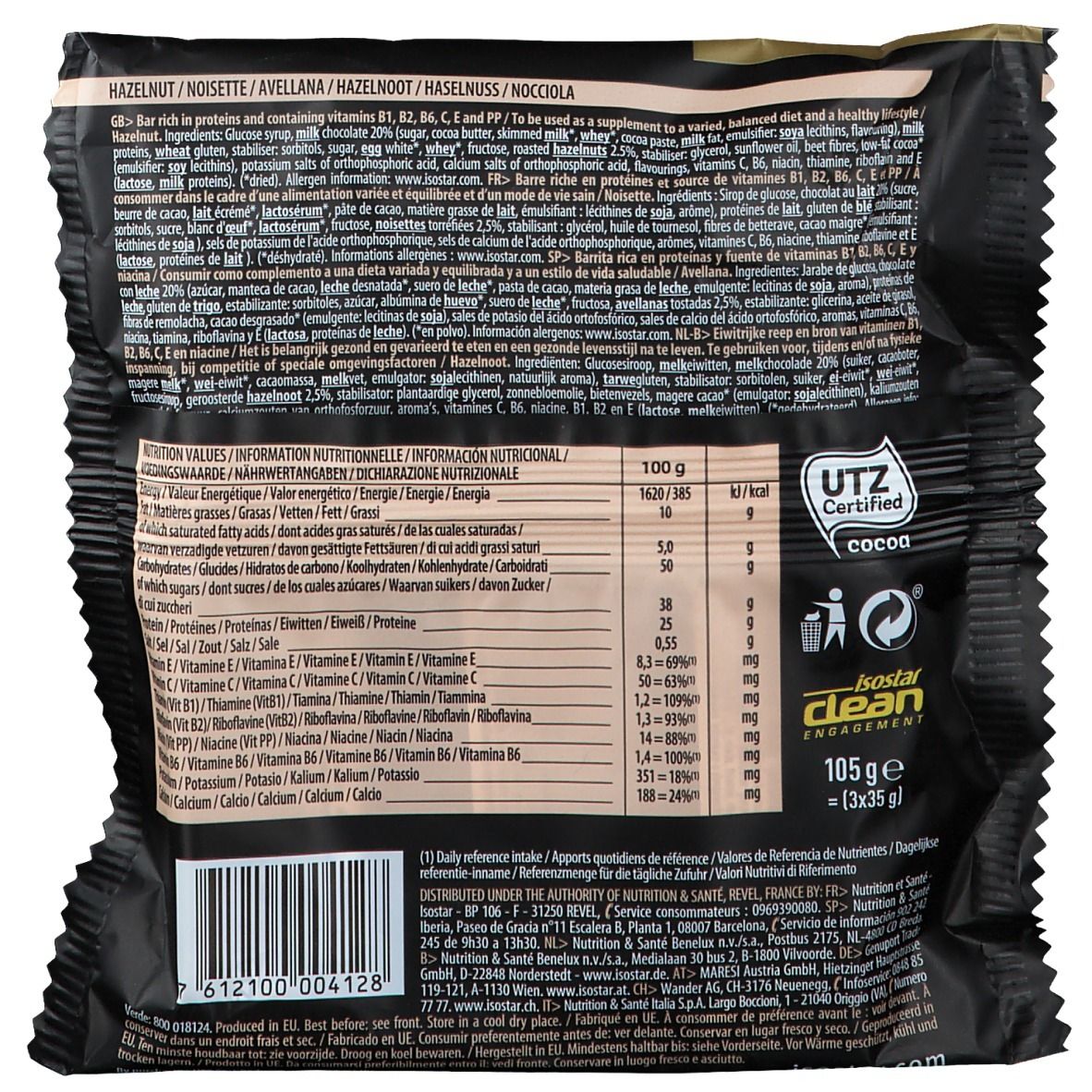 Isostar® High Protein Sport Bar Haselnuss