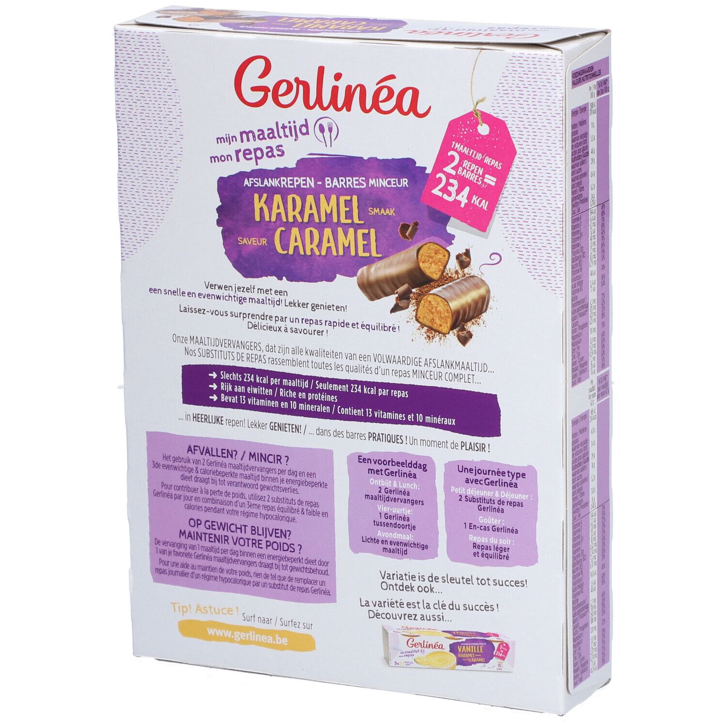 Gerlinéa Mon Repas Barres Caramel