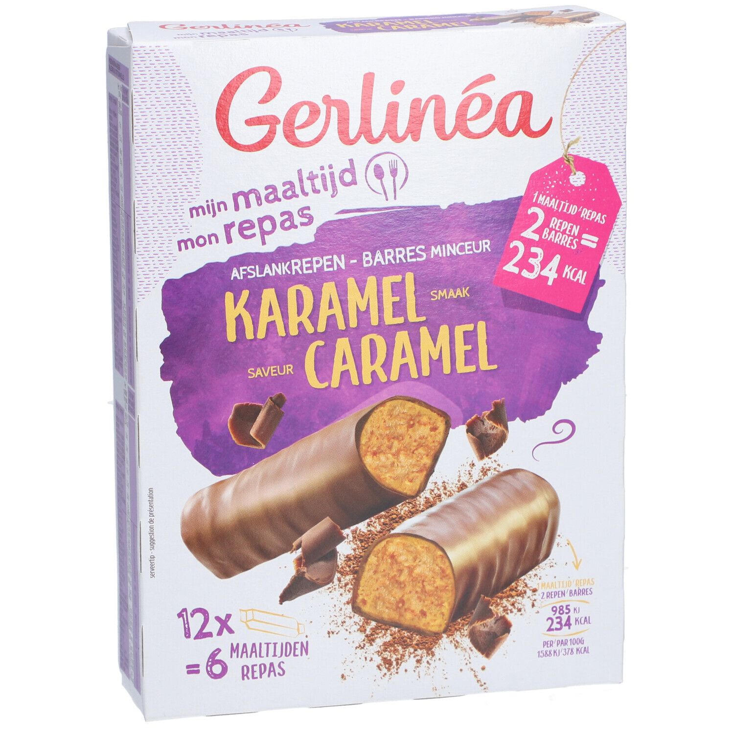 Gerlinéa Mon Repas Barres Caramel