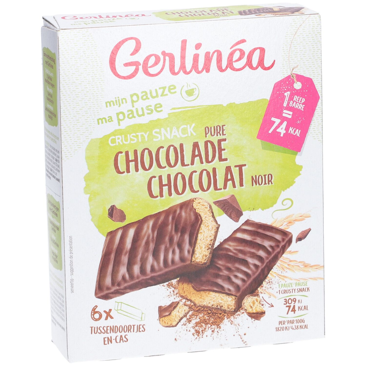 Gerlinéa Crusty Snack Chocolat noir