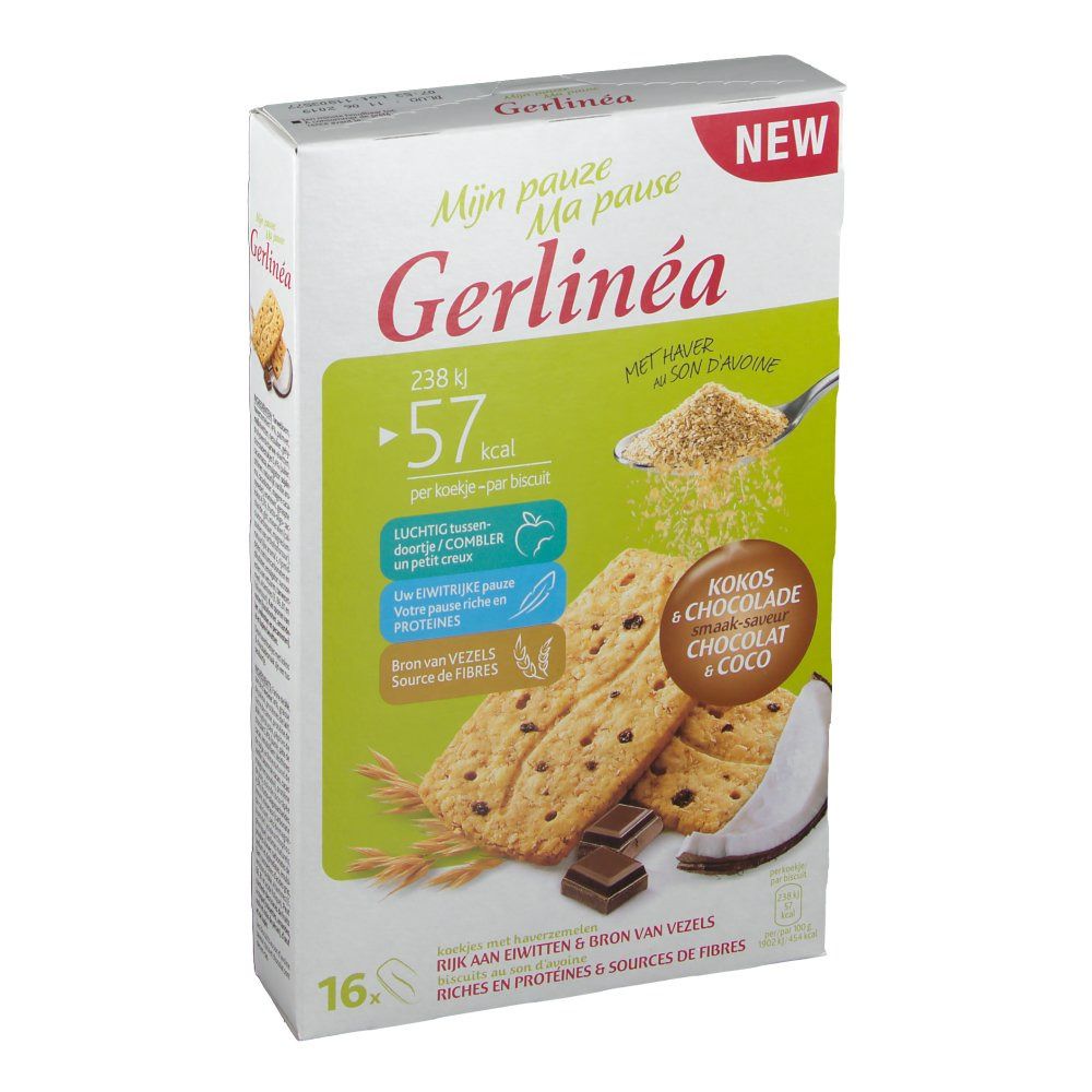 Gerlinéa Biscuits Son d'Avoine Coco & Chocolat