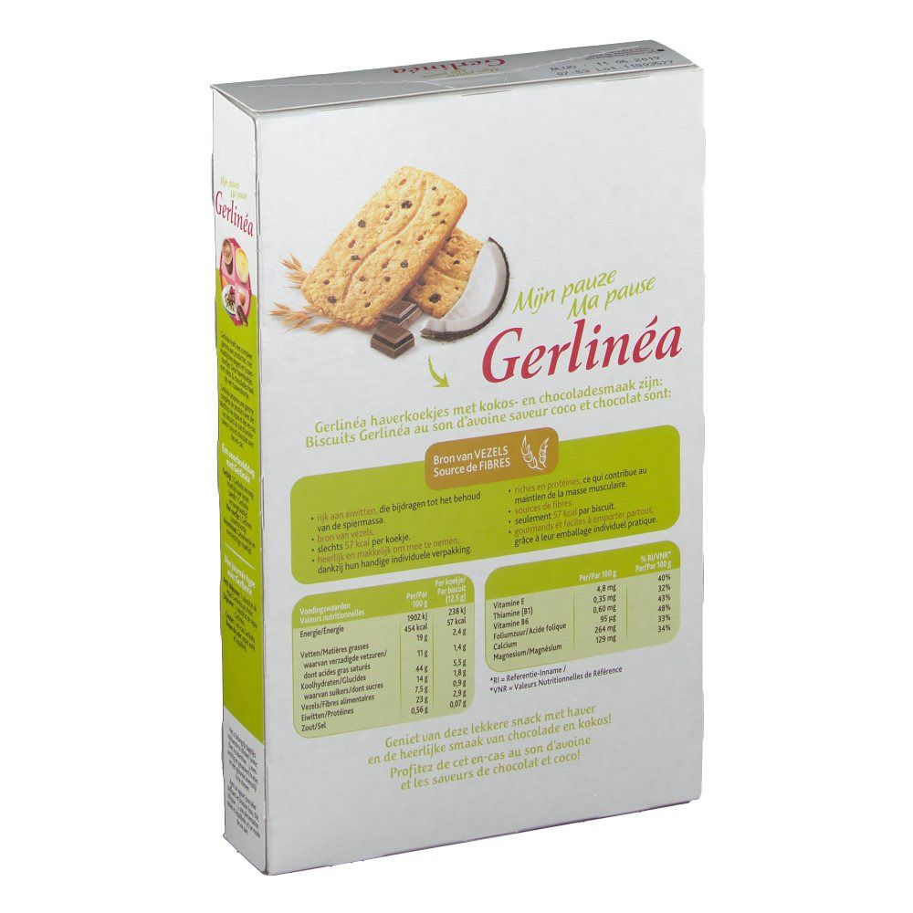Gerlinéa Biscuits Son d'Avoine Coco & Chocolat