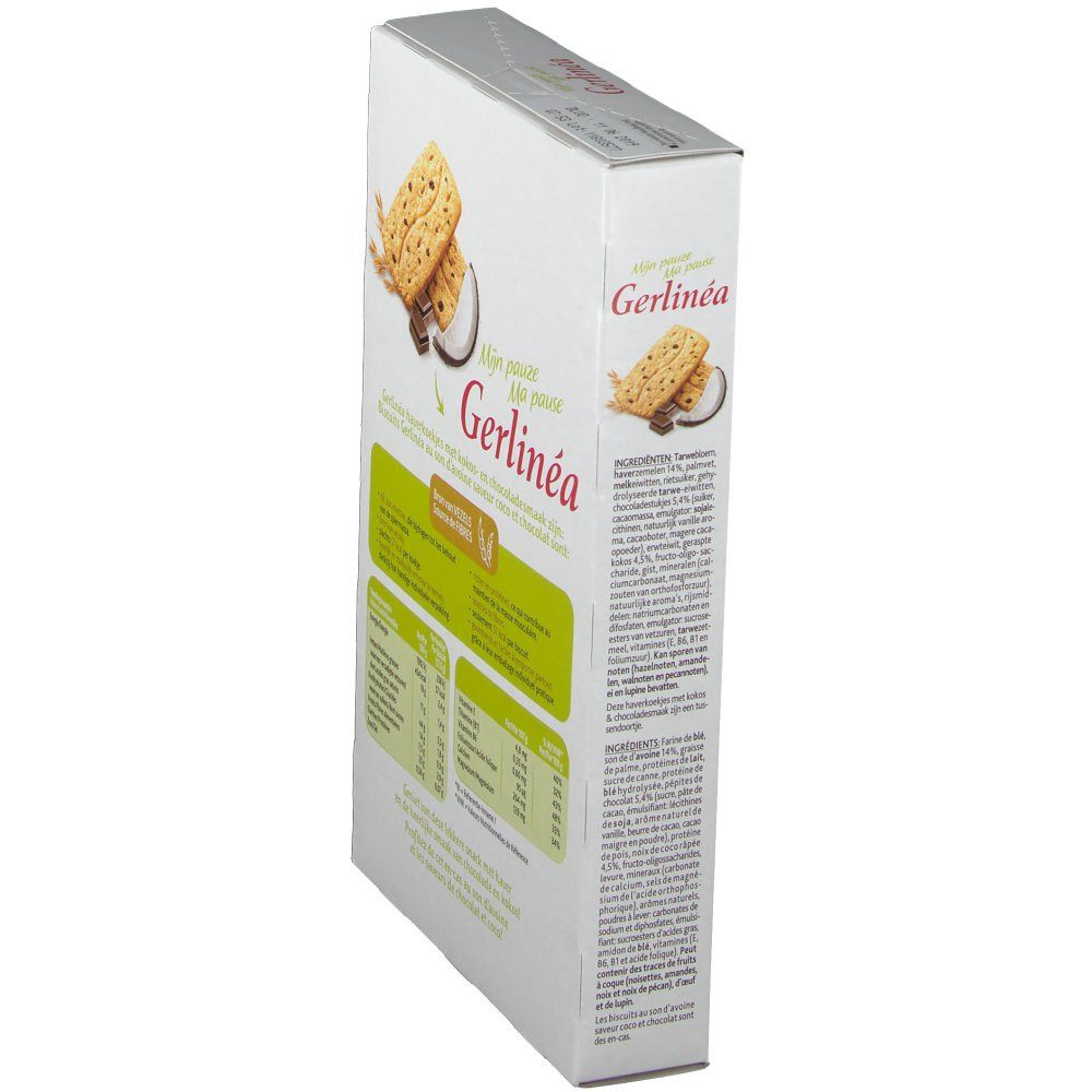 Gerlinéa Biscuits Son d'Avoine Coco & Chocolat