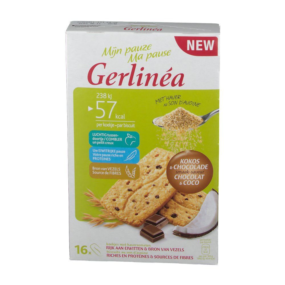 Gerlinéa Biscuits Son d'Avoine Coco & Chocolat