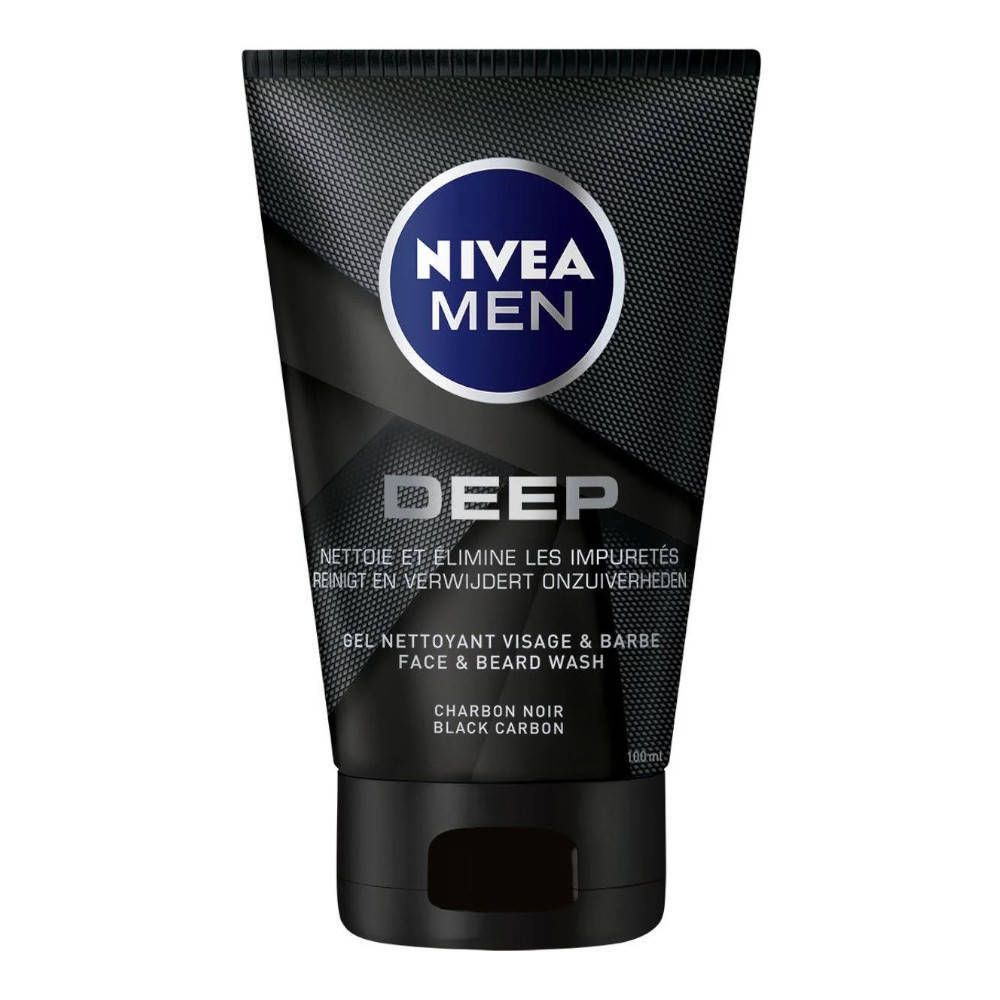 Nivea Men Gel nettoyant visage & barbe DEEP