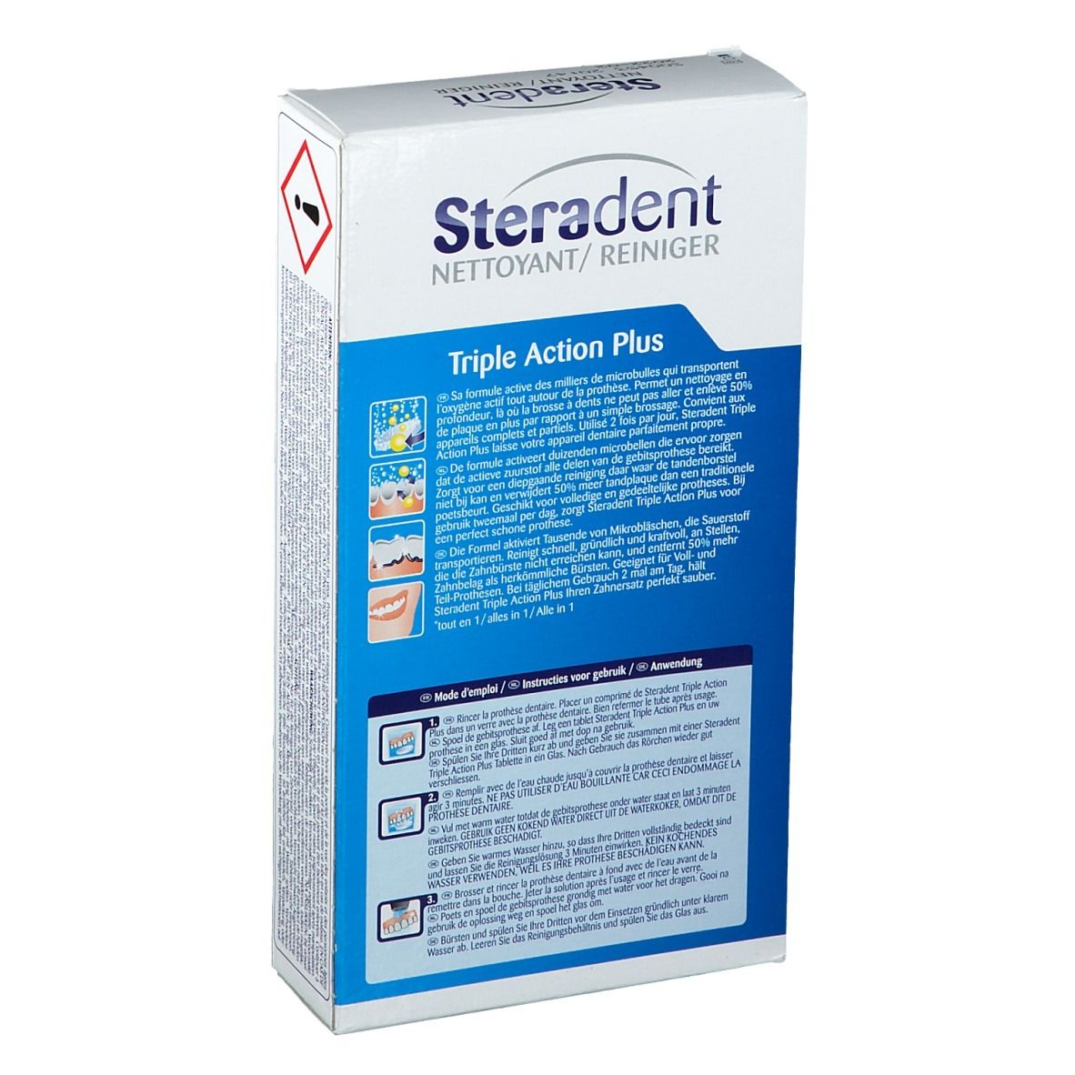 Steradent All in 1 Prothesen Reinigungstabletten