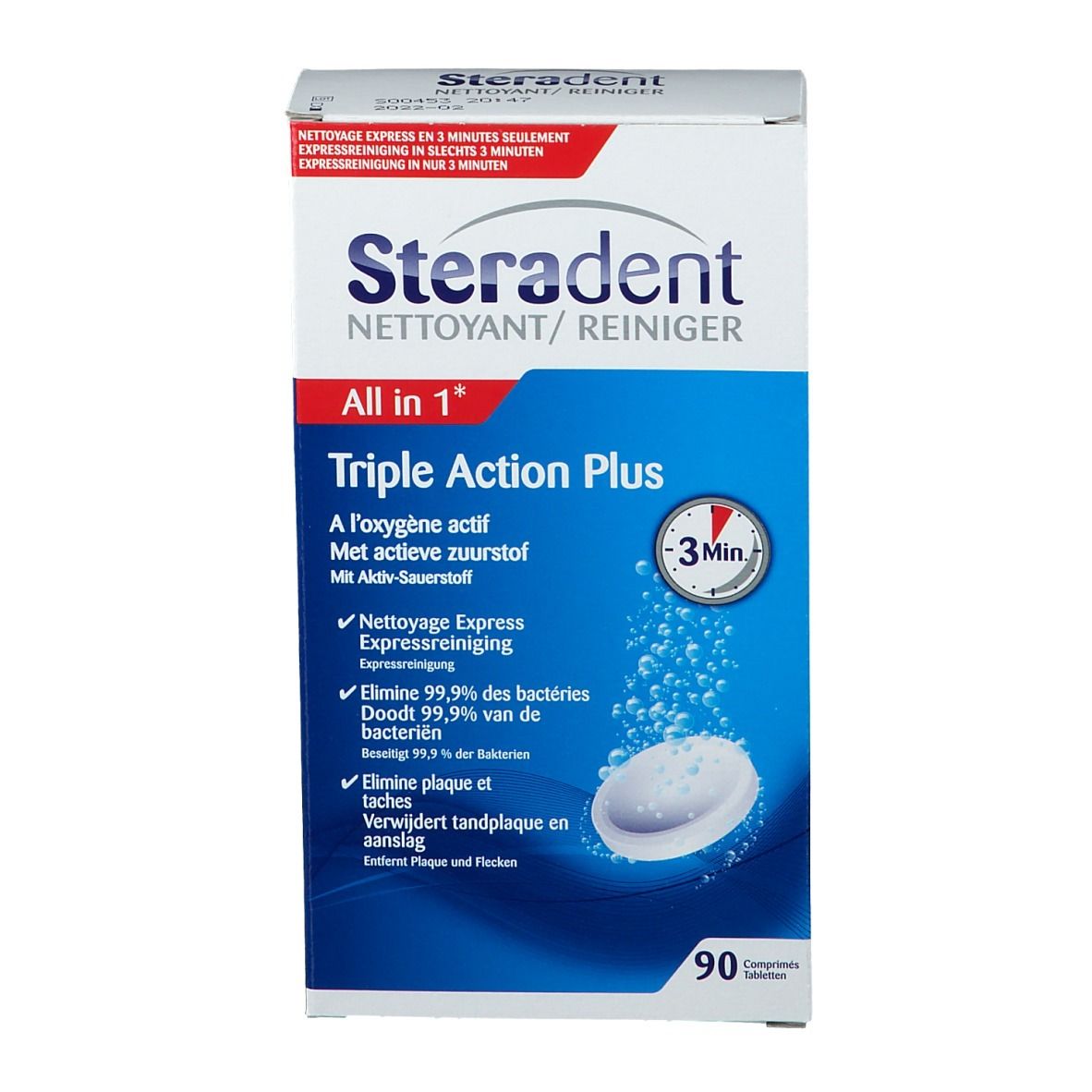 Steradent All in 1 Prothesen Reinigungstabletten