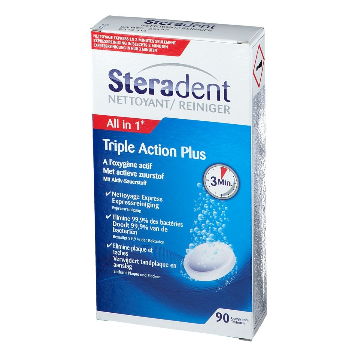 Steradent All in 1 Prothesen Reinigungstabletten