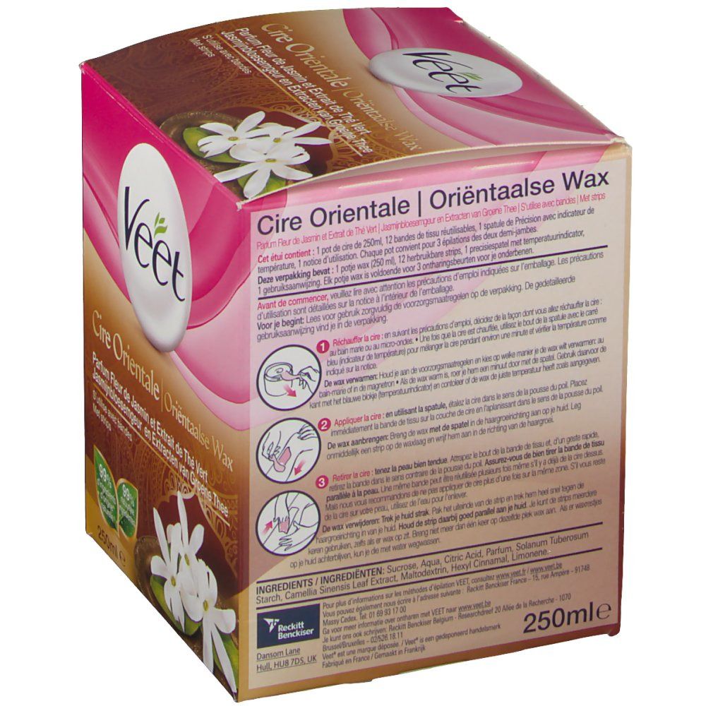 Veet orientalischer Wax mit Jasminblüten-Duft