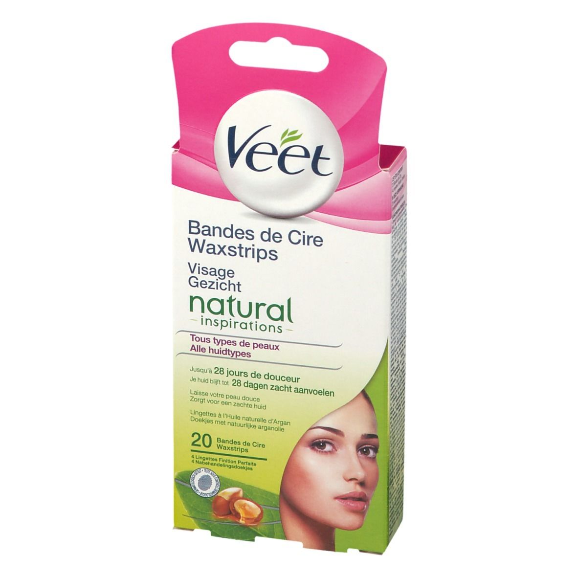 Veet Kaltwachsstreifen für das Gesicht für alle Hauttypen