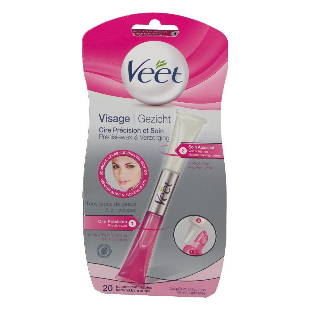 Veet Präzesionswax und Pflege für das Gesicht