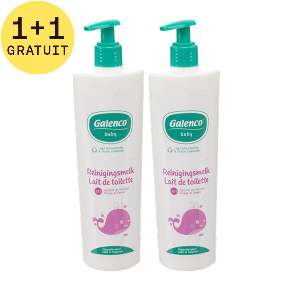 Galenco Baby Wash Lotion 2 en 1 + Galenco Baby Soft Cleaning Wipes GRATUIT