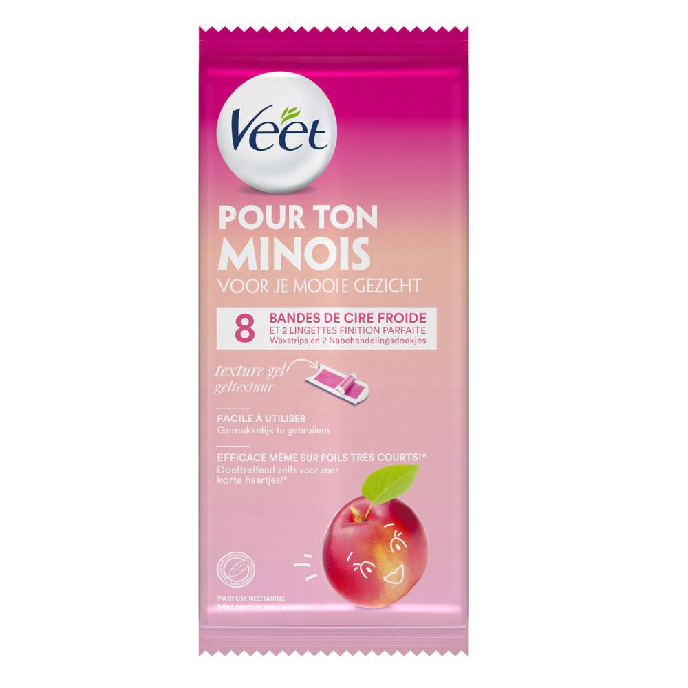 Veet Bandes De Cire Pour Votre Beau Visage 8 Pc S Redcare Apotheke