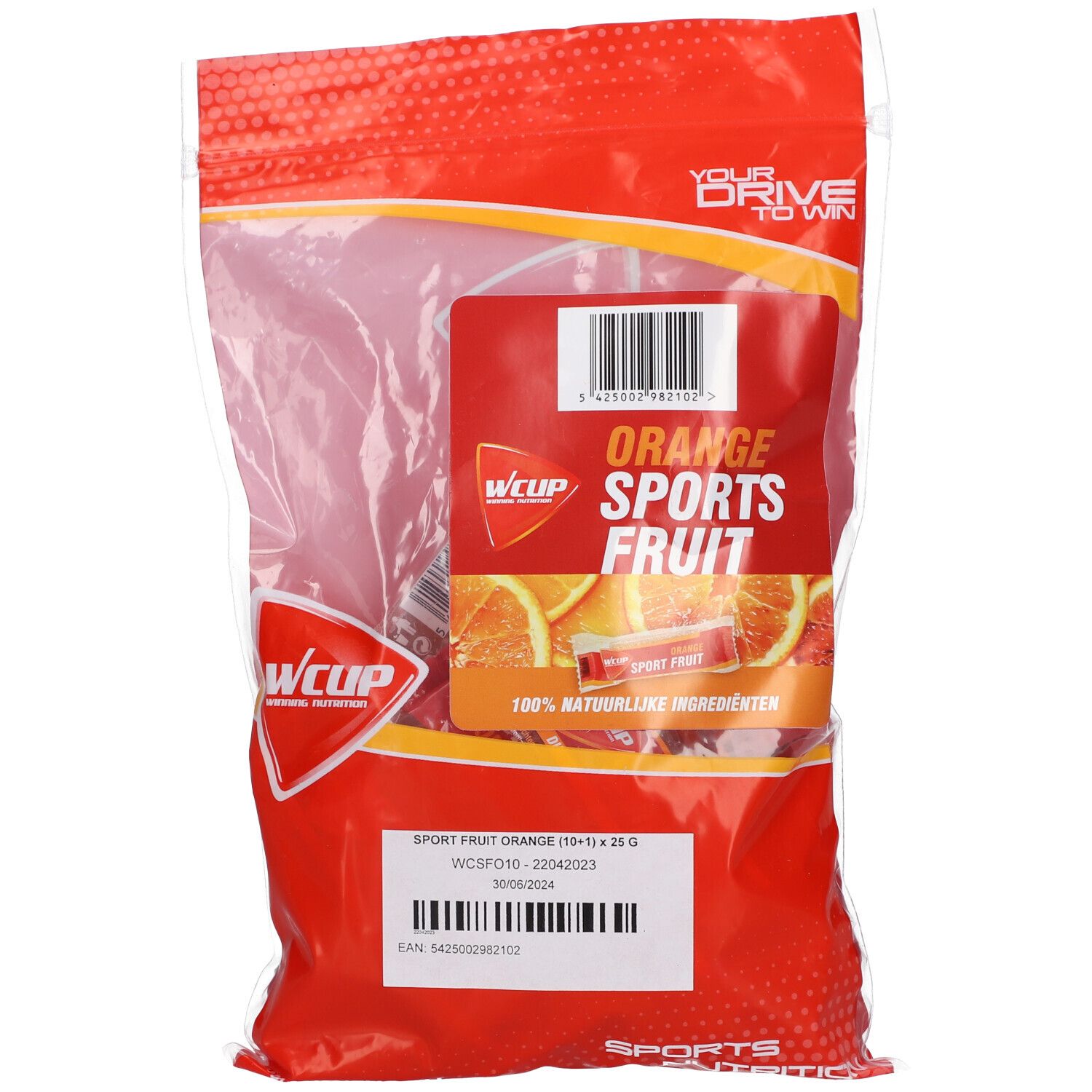 Wcup Sport Fruit Orange 12 x 25