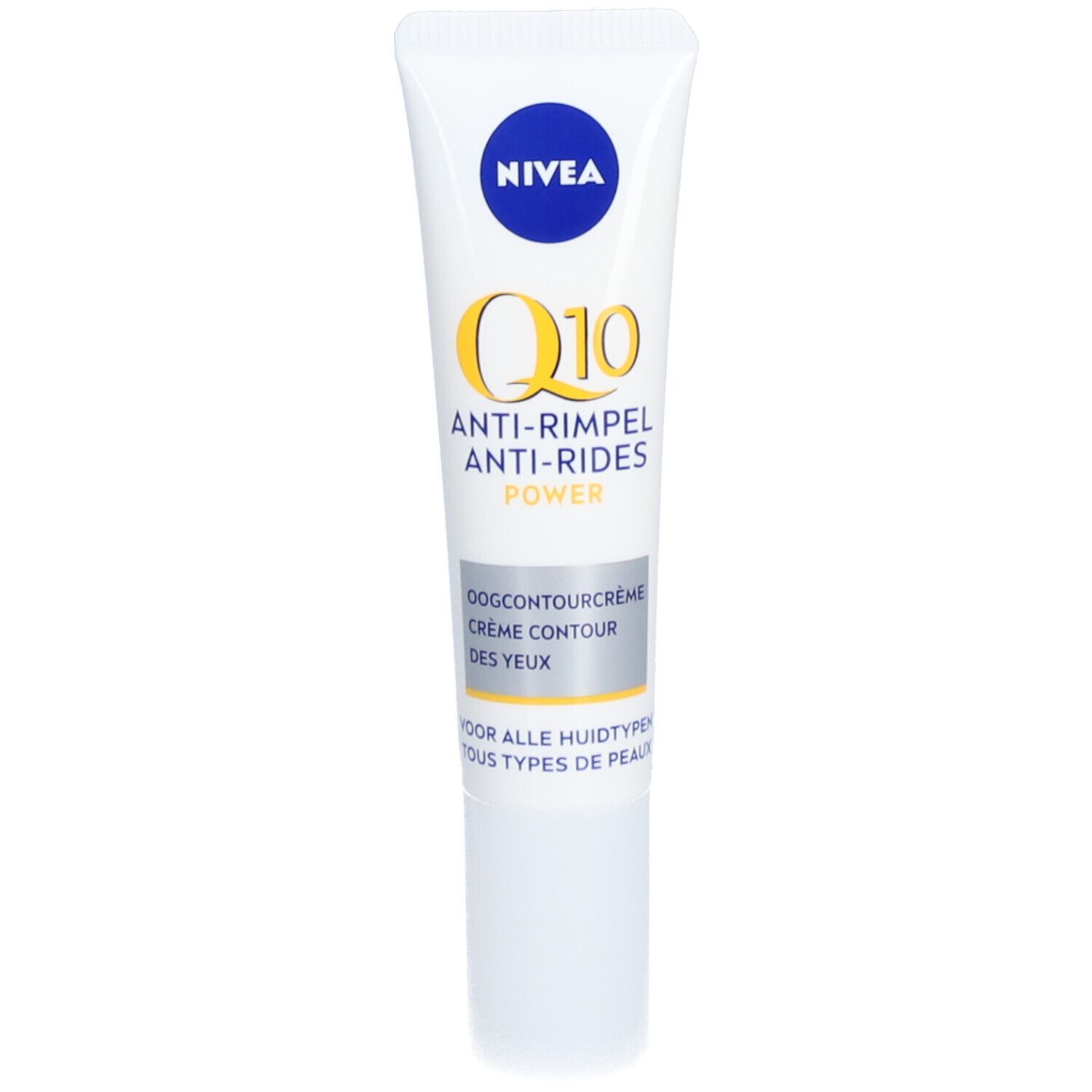 NIVEA Q10 Power Augencreme Tube mit Applikator.