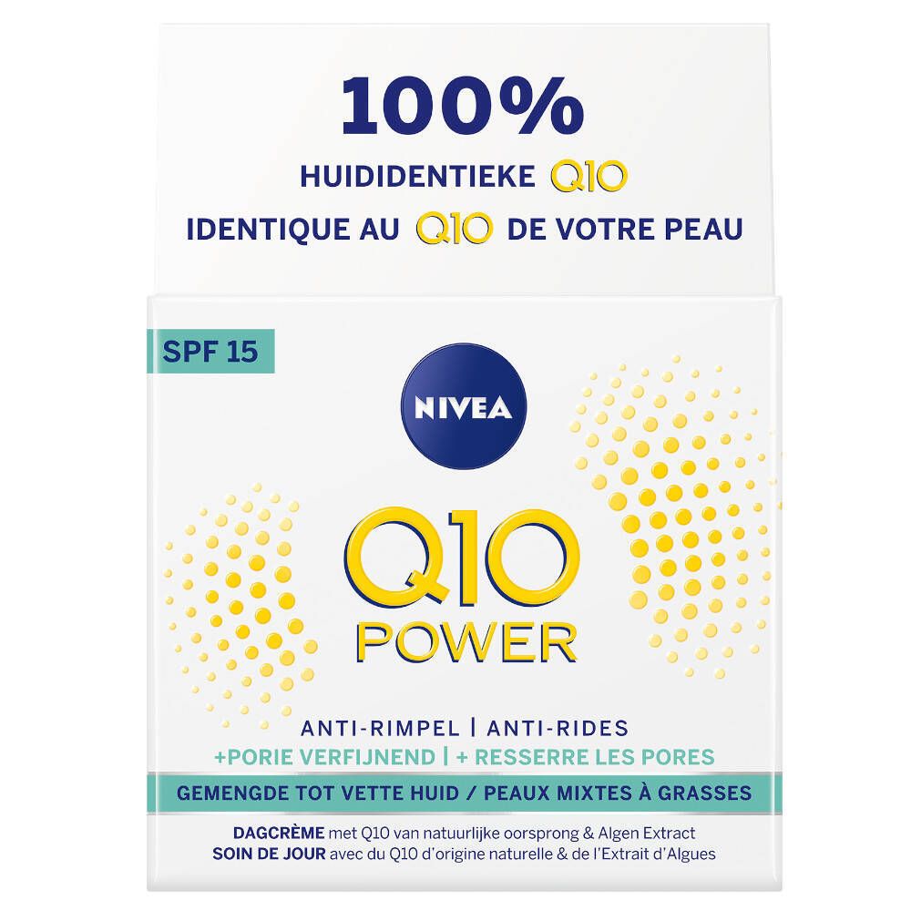 NIVEA Q10 Power Anti-Falten + Strafft die Poren Tagespflege SPF15