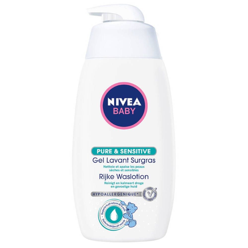 NIVEA BABY PURE & SENSITIVE Gel Lavant Surgras