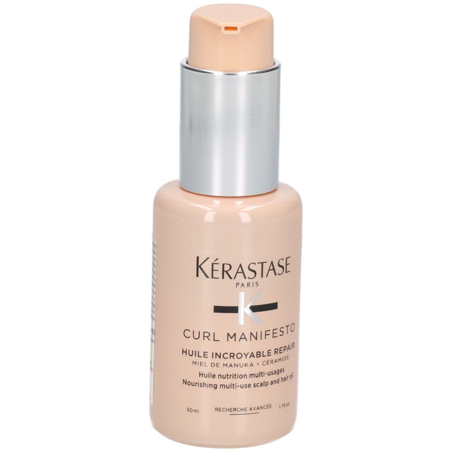 Kérastase Curl Manifesto Huile Incroyable Repair Flasche mit Pumpspender.