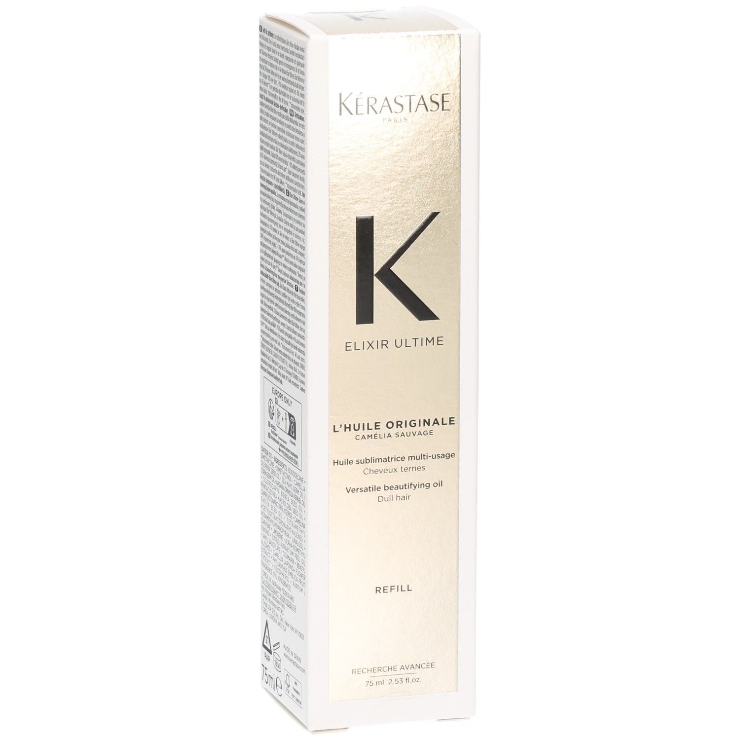 Kérastase Elixir Ultime Nachfüllpackung: L'Huile Originale, vielseitiges Schönheitsöl für glanzloses Haar.