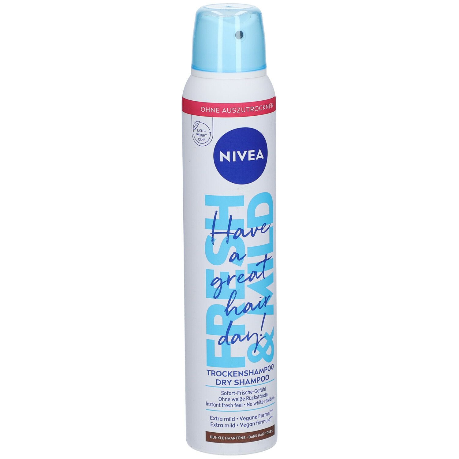 NIVEA Fresh Revive 3 in 1 Trockenes Shampoo für dunkles Haar